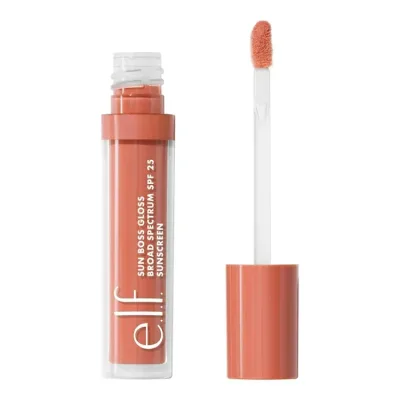 エルフ サンボス グロス SPF25 ピーチー クイーン 約3.8mL e.l.f. Sun Boss Gloss SPF 25, Peachy Kween, 0.13 fl oz 【お取り寄せ商品】