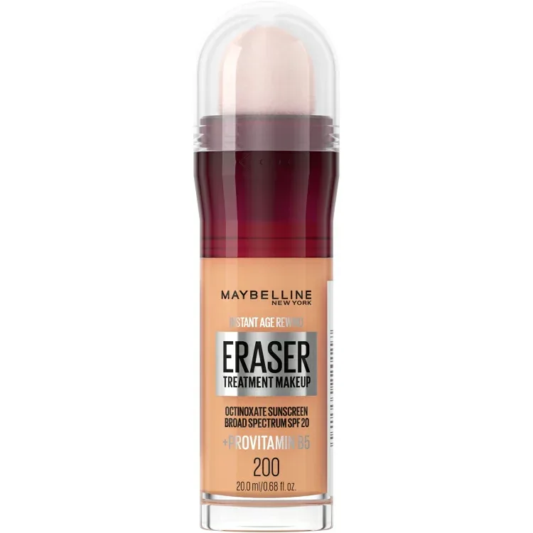 メイベリン インスタント エイジ リワインド イレイサー トリートメント ファンデーション SPF18 200 クリーミーナチュラル 約20mL Maybelline Instant Age Rewind Eraser Treatment Foundation, SPF 18, 200 Creamy Natural 【お取り寄せ商品】