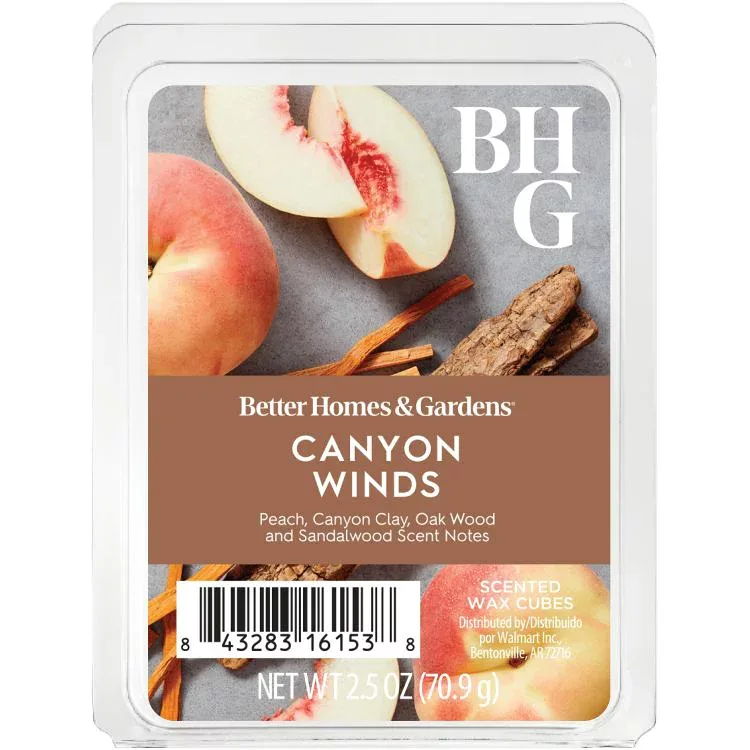 【ウォルマートPB】ベターホームズ&ガーデンズ キャニオンウィンズ ワックスメルト 約71g Canyon Winds Scented Wax Melts, Better Homes & Gardens, 2.5 oz 【お取り寄せ商品】