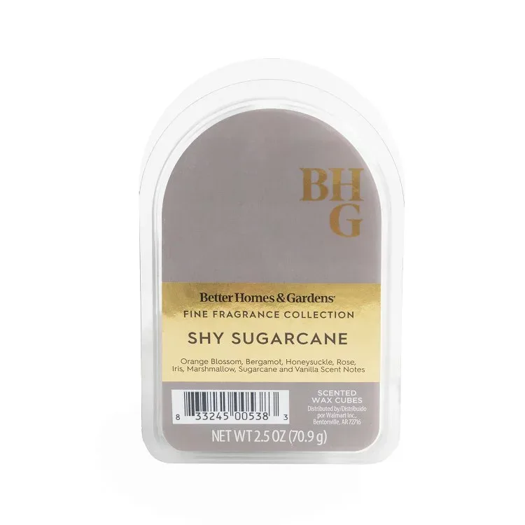 【ウォルマートPB】ベターホームズ&ガーデンズ ラグジュアリーフレグランス シャイシュガーケーン ワックスメルト 約71g BHG Luxury Fragrance, Shy Sugarcane Scented Wax Melts, 2.5oz 【お取り寄せ商品】