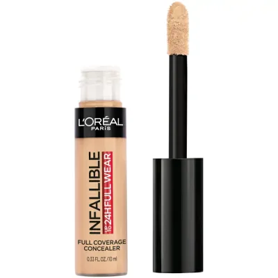 ロレアル パリ インファリブル フルウェア コンシーラー ピーカン 約9.8mL L'Oreal Paris Infallible Full Wear Concealer, Full Coverage, Pecan, 0.33 fl oz 【お取り寄せ商品】