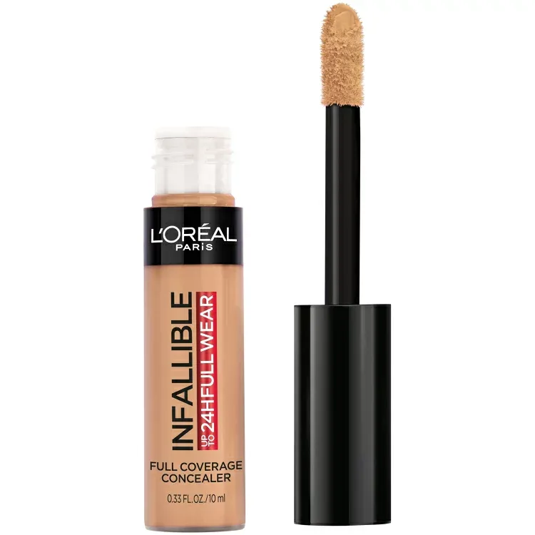 ロレアル パリ インファリブル フルウェア コンシーラー キャラメル 約9.8mL L'Oreal Paris Infallible Full Wear Concealer, Full Coverage, Caramel, 0.33 fl oz 【お取り寄せ商品】