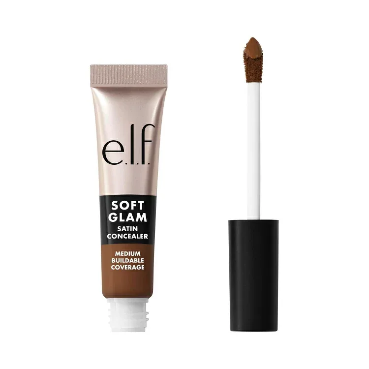エルフ ソフトグラム サテンコンシーラー 54 ディープニュートラル 約6.2mL e.l.f. Soft Glam Satin Concealer, 54 Deep Neutral, 0.21 fl oz 【お取り寄せ商品】