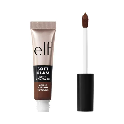 エルフ ソフトグラム サテンコンシーラー 63 リッチウォーム 約6.2mL e.l.f. Soft Glam Satin Concealer, 63 Rich Warm, 0.21 fl oz 【お取り寄せ商品】