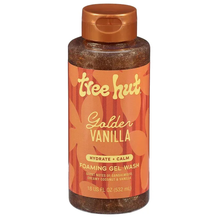 ツリーハット ゴールデンバニラ フォーミングジェル ボディウォッシュ 約532mL Tree Hut Golden Vanilla Foaming Gel Body Wash, 18 fl oz 【お取り寄せ商品】