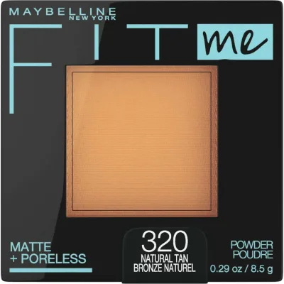 メイベリン フィットミー マットポアレス プレストパウダー ナチュラルタン 約8g Maybelline Fit Me Matte Poreless Pressed Face Powder Makeup, Natural Tan, 0.29 oz 【お取り寄せ商品】