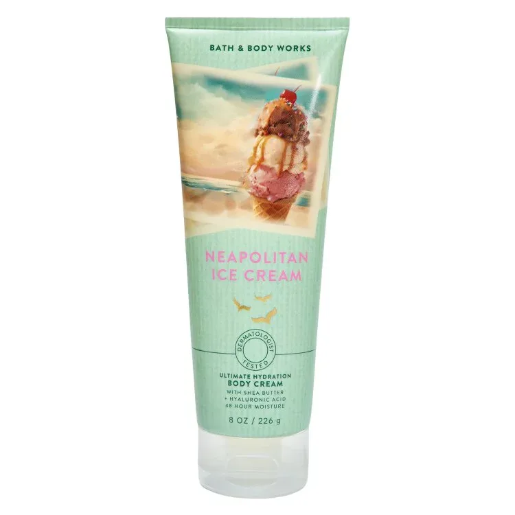 バス&ボディワークス ネアポリタンアイスクリーム アルティメットハイドレーション ボディクリーム 226g Bath & Body Works Neapolitan Ice Cream Ultimate Hydration Body Cream 8 oz / 226 g