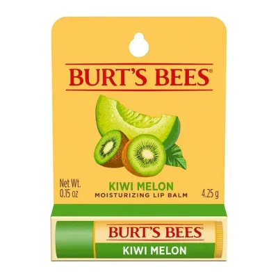 バーツビーズ キウイメロン リップバーム 約4.25g Burt's Bees Kiwi Melon Lip Balm 0.15 oz. blister box 【お取り寄せ商品】
