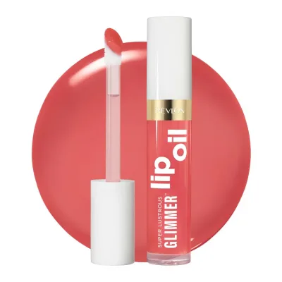 レブロン スーパーラストラス グリマー ナリッシング リップオイル 007 ポッシュピーチ 3.8ml Revlon Super Lustrous Glimmer Nourishing Lip Oil, 007 Posh Peach, 0.13 fl oz 【お取り寄せ商品】