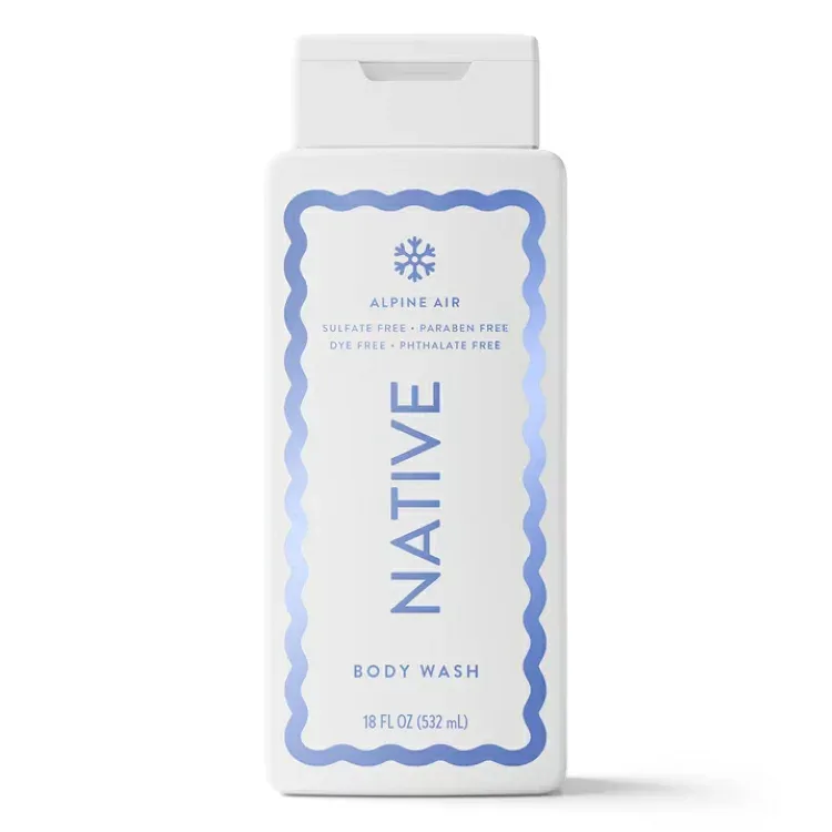 ネイティブ ホリデー ボディウォッシュ アルパインエア 約532mL Native Alpine Air Holiday Body Wash, Sulfate Free, 18 fl oz 【お取り寄せ商品】