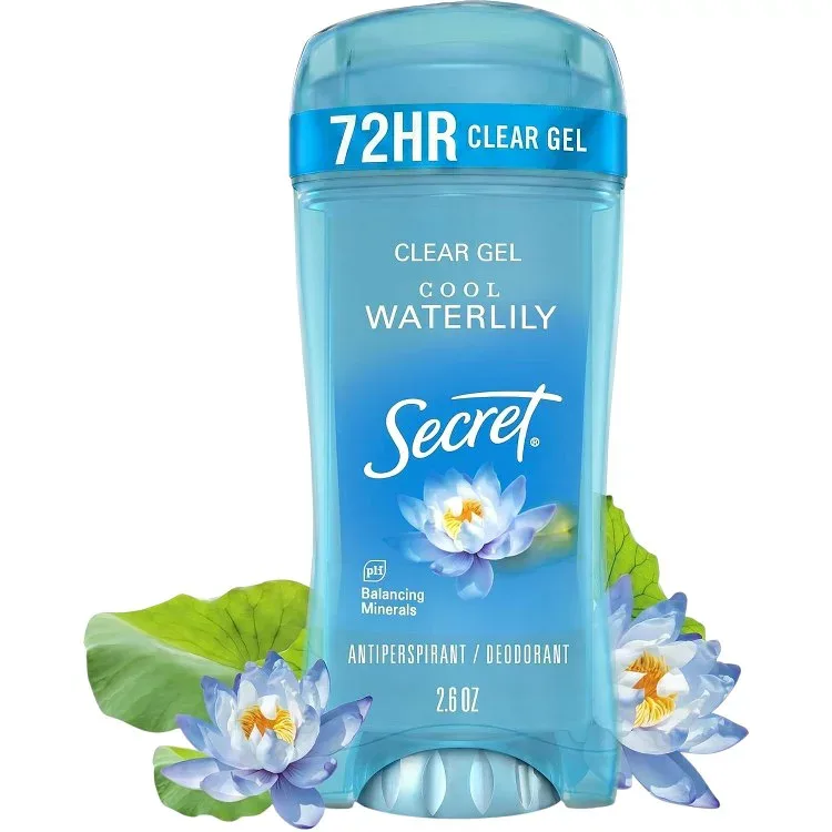 シークレット フレッシュ クリアジェル クールウォーターリリー 約74g Secret Fresh Clear Gel Cool Waterlily 2.6 oz 【お取り寄せ商品】