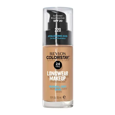レブロン カラーステイ リキッドファンデーション 普通肌・乾燥肌用 SPF20 220 ナチュラル ベージュ 約30mL Revlon ColorStay Liquid Foundation Normal/Dry SPF 20 220 Natural Beige 1 fl oz 【お取り寄せ商品】