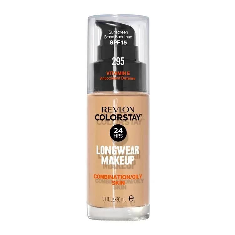 レブロン カラーステイ リキッドファンデーション 混合肌・脂性肌用 SPF15 295 デューン 約30mL Revlon ColorStay Liquid Foundation Combination/Oily SPF 15 295 Dune 1 fl oz 【お取り寄せ商品】