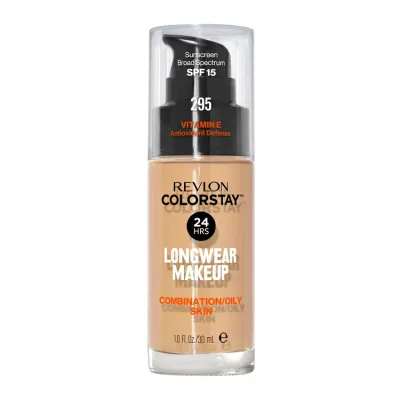 レブロン カラーステイ リキッドファンデーション 混合肌・脂性肌用 SPF15 295 デューン 約30mL Revlon ColorStay Liquid Foundation Combination/Oily SPF 15 295 Dune 1 fl oz 【お取り寄せ商品】