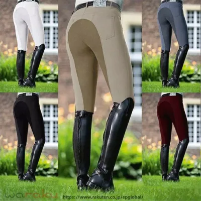 S-3XL 乗馬パンツ 女性用 男性用 ズボン メンズ レディース グリップ 乗馬ズボン 乗馬キュロット ジュニア 初心者 乗馬用 馬具 競技会 競技会用 白 黒