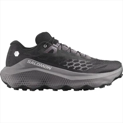 SALOMON サロモン ULTRA GLIDE 4 BLACK/GRAY メンズ トレイルランニングシューズ ウルトラ グライド L49141200 トレイルシューズ アウトドアシューズ スニーカー ハイキング 軽登山 山登り トレッキング クッション ローカット 厚底 長距離 普段履き