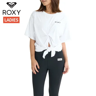 ロキシー ROXY ALL IS WELL TEE オール ウィズ ウェル Tシャツ レディース 春 夏 水陸両用 速乾 UVカット ホワイト 白 スポーツ フィットネス 半袖 Tシャツ RDK254513-WHT