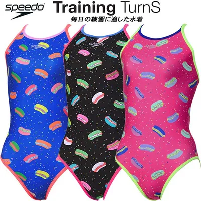 【全品ポイント2倍&最大8%OFFクーポン】スピード speedo レディース 競泳水着 練習用 Hot Dog TURNS SUIT ENDURANCE ECO STW02604