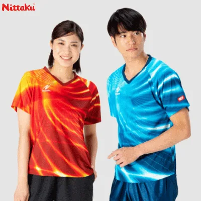 ニッタク Nittaku 卓球 ユニフォーム シャツ ウェア エディーシャツ メンズ 男性用 レディース 女性用 NW-2215【1枚までメール便OK】