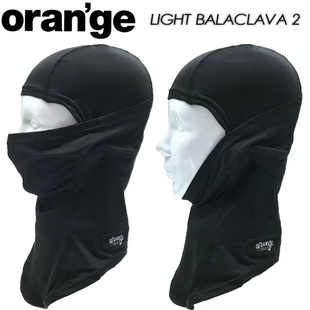 【oran'ge】オレンジ 【LIGHT BALACLAVA 2】 ライトバラクラバ2 バラクラバ / 目出し帽 / スキー / スノーボード / マスク
