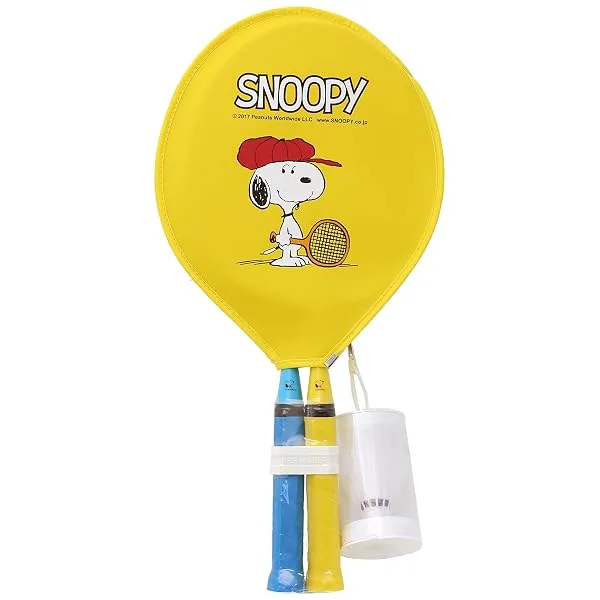 サクライ貿易 (SAKURAI) SNOOPY(スヌーピー) 子供用 ミニ バドミントンセット プレゼント ミニラケット×2本, シャトル×2個 SN-102