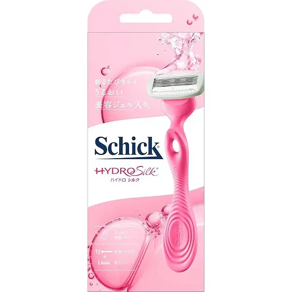 Schick(シック) ハイドロシルク ホルダー(刃付き+替刃1コ入) 女性用 カミソリ HYDS-050