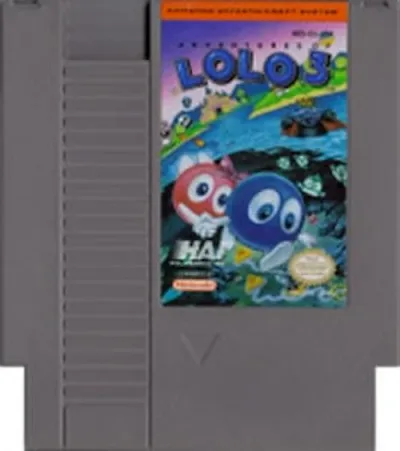 【中古】北米版 ファミコン Adventures Lolo 3 アドベンチャーズ オブ ロロ 3