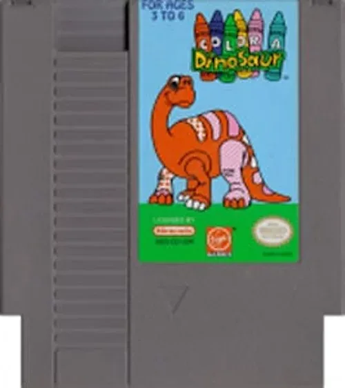【中古】北米版 ファミコン NES Color a Dinosaur カラー ダイナソー