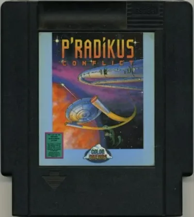 【中古】北米版 ファミコン P'Radikus Conflict NES シューティングゲーム ブラック