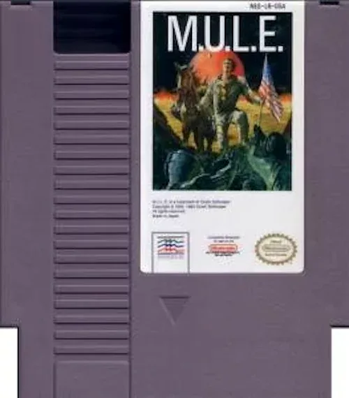 【中古】北米版 ファミコン MULE NES ミュール
