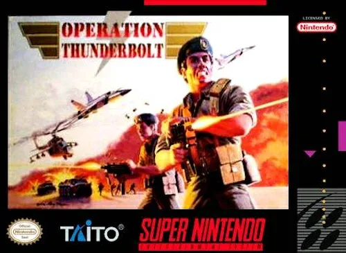 【中古】北米版 スーパーファミコン SNES Operation Thunderbolt オペレーションサンダーボルト