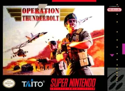 【中古】北米版 スーパーファミコン SNES Operation Thunderbolt オペレーションサンダーボルト