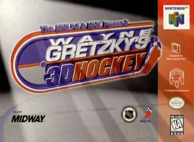 【中古】北米版 ウエーブレース Wayne Gretzky's 3D Hockey アイスホッケー NINTENDO 64 N64