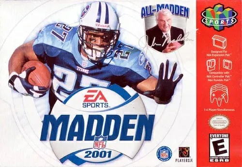 【中古】北米版 Madden 2001 プロフットボール NINTENDO 64 N64