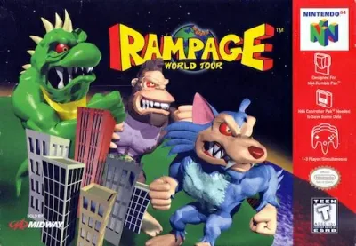 【中古】北米版 Rampage World Tour ランページ ワールドツアー NINTENDO 64 N64