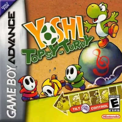 【中古】北米版 GBA Yoshi Topsy Turvy ヨッシーの万有引力 ゲームボーイアドバンス