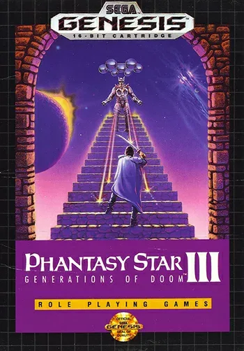 【中古】北米版 海外版 メガドライブ SEGA Phantasy Star III Generations of Doom 時の継承者 ファンタシースターIII セガ ジェネシス GENESIS