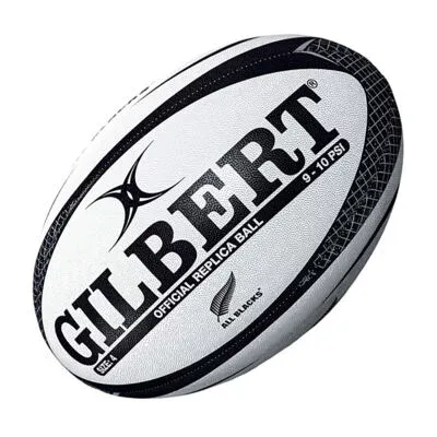 【送料込価格】GILBERT オールブラックス レプリカボール(4号)GB-9219