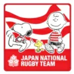 ラグビー日本代表 スヌーピー ミニタオル (フラッグ)