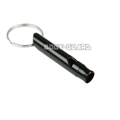 ホイッスル タイプ2 ミニ ブラック 防災 キーホルダー キーリング 笛 警笛 防犯グッズ 防災グッズ SOS 緊急時 合図 ファッション 護身用品 グッズ 防犯用品 自己防衛 女性 子供 家族 非常用持ち出し袋 災害 登山 アウトドア 備え ボディーガード【ゆうパケット送料無料】
