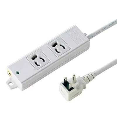 サンワサプライ 工事物件タップ 3P 2個口 L型プラグ/マグネット付き 5m TAP-K2L-5 送料無料