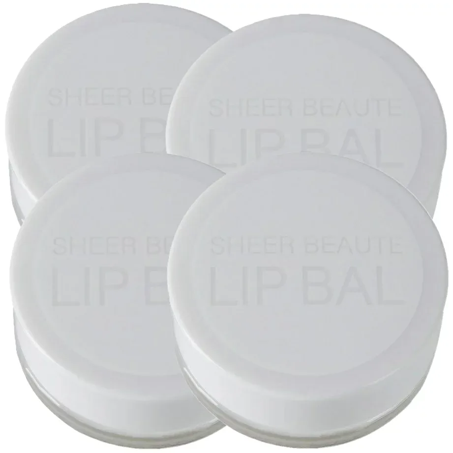 Peach Pow Sheer Beaute Lip Bal 4.5g ชุด 4 ชิ้น