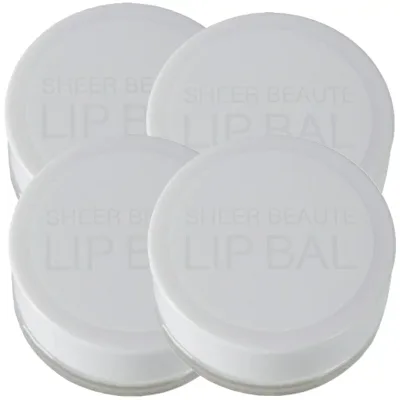 Peach Pow Sheer Beaute Lip Bal 4.5g ชุด 4 ชิ้น