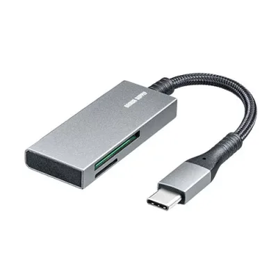 2025年 12月 クリスマス スマホ pc 情報 周辺 機器 パーツ ケース スタンド アクセサリー 部品 マウス パット WEB デジタル関連 | サンワサプライ Type-C カードリーダー ADR-3TCMSD11S