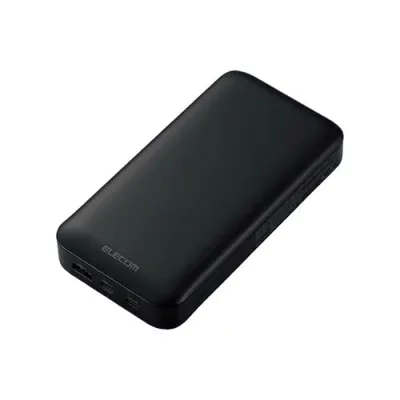 2025 12月 クリスマス スマホ pc スタンド アクセサリー 部品 マウス パット WEB LAN ルーター パソコン スマートフォン スマホ デジタル関連 | エレコム モバイルバッテリー 20000mAh 入出力 Type-C ×1 ブラック DE-C50L-20000BK