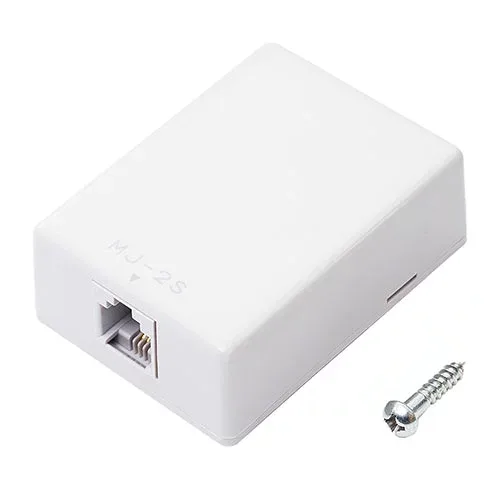 2025 12月 クリスマス スマホ pc スタンド アクセサリー 部品 マウス パット WEB LAN ルーター パソコン スマートフォン スマホ デジタル関連 | 5個セット MCO 回線ローゼット 6極2芯 増設用 グレー DA-R20 GYX5