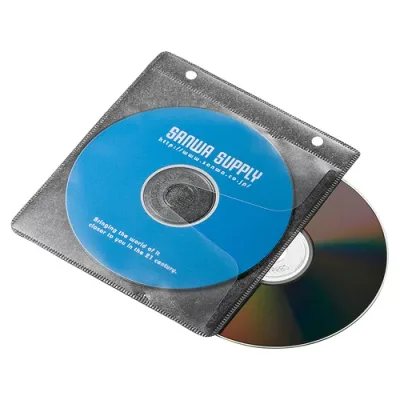 2025 12月 クリスマス スマホ pc スタンド アクセサリー 部品 マウス パット WEB LAN ルーター パソコン スマートフォン スマホ デジタル関連 | 50枚入×5セット サンワサプライ ブルーレイディスク対応不織布ケース リング穴付き ブラック FCD-FRBD50BKX5