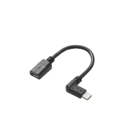 2025 12月 クリスマス スマホ pc スタンド アクセサリー 部品 マウス パット WEB LAN ルーター パソコン スマートフォン スマホ デジタル関連 | エレコム micro-USB L字変換ケーブル 左側接続タイプ TB-MBFMBL01BK