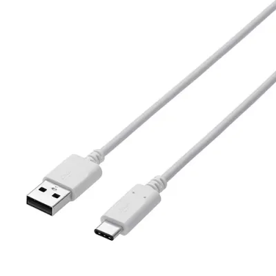 2025 Christmas Smartphone PC Smartphone Smartphone OA Equipment Digital Information Peripheral Equipment Parts Case Stand Accessories Digital Related | ELECOM Smartphone USB Cable USB A-C Certified Product 1.0m White MPA-AC10NWH