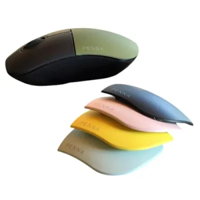 AJAX 着せ替えレトロマウス PENNA Retoro Mouse 4色付属(ピンク、ミント、イエロー、ブラック) PNAMSE PC パソコン スマホ タブレット | 関連単語 iPhone パーツ iPad 周辺機器 メモリ Android ドライブ USB ストレージ フラッシュメモリー コンパクト モニター